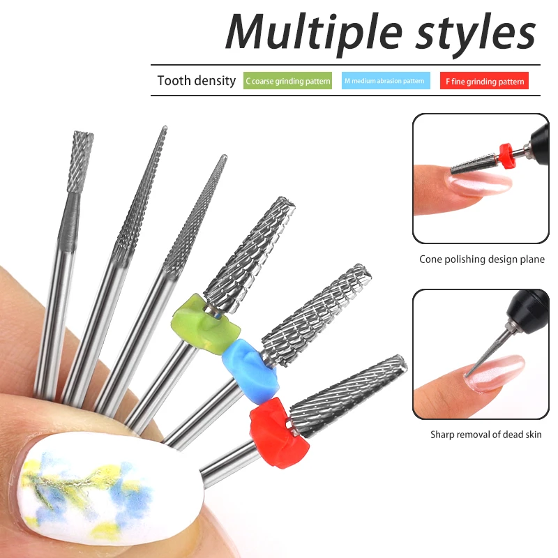 All tungsten steel Carbide Five in One Quick Easy Nail Removal Stable Grinding Plate Diamond Pedicure