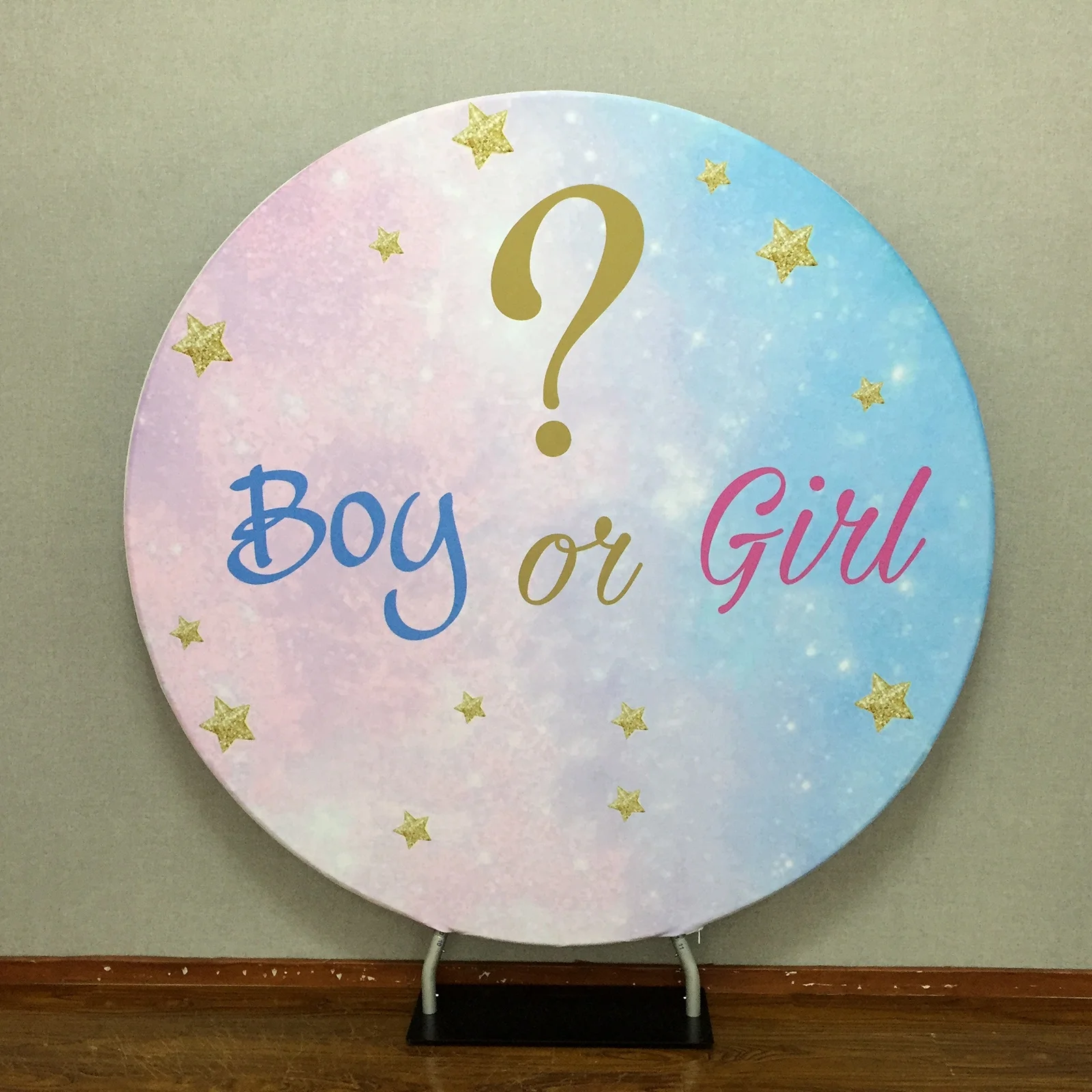 Hot Sale Portable Wedding Stage Decor Moon Arch Backdrop With Stand For Party