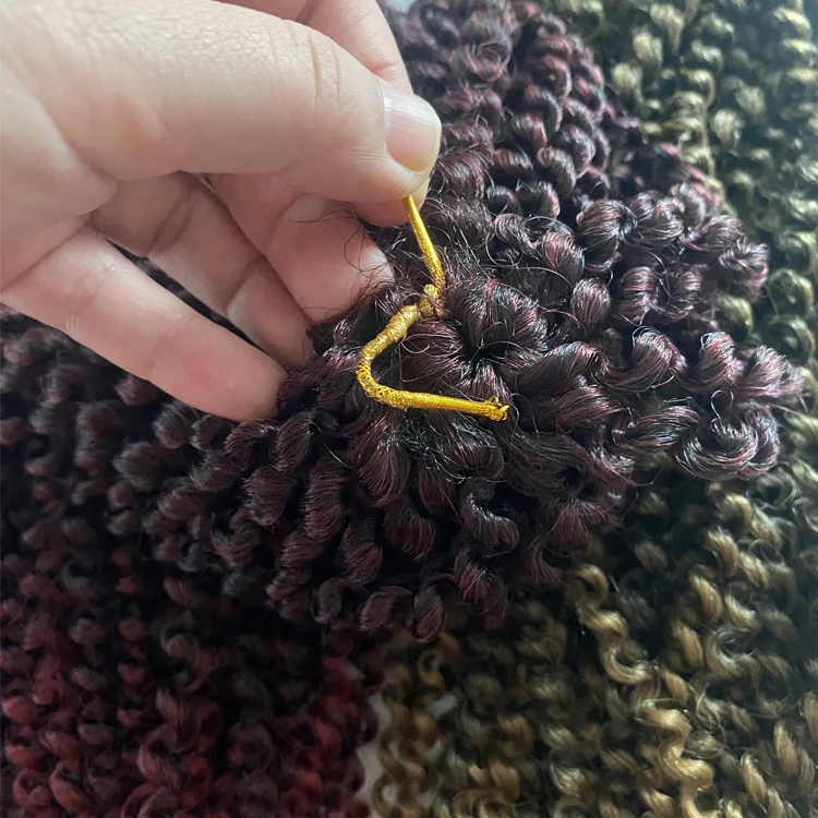 8 Inch Short Passion Twist Hair Kinky Curly Crochet Hair for Black Women Curly Braiding Hair