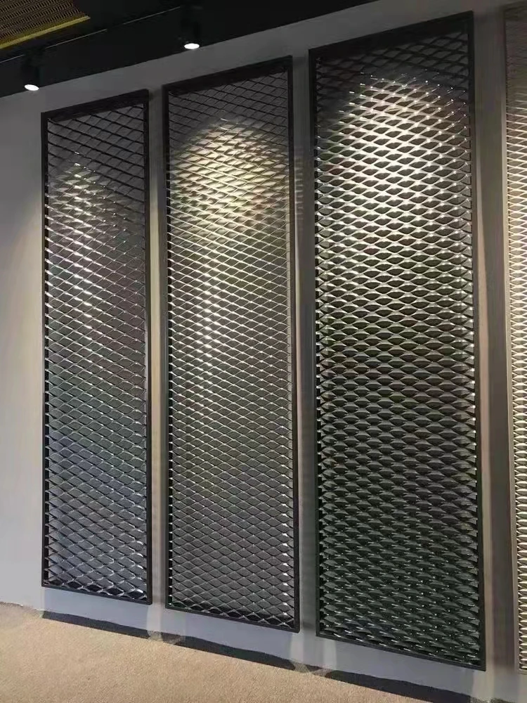 Puyang expanded metal mesh window aluminum amplimesh grill mesh door design
