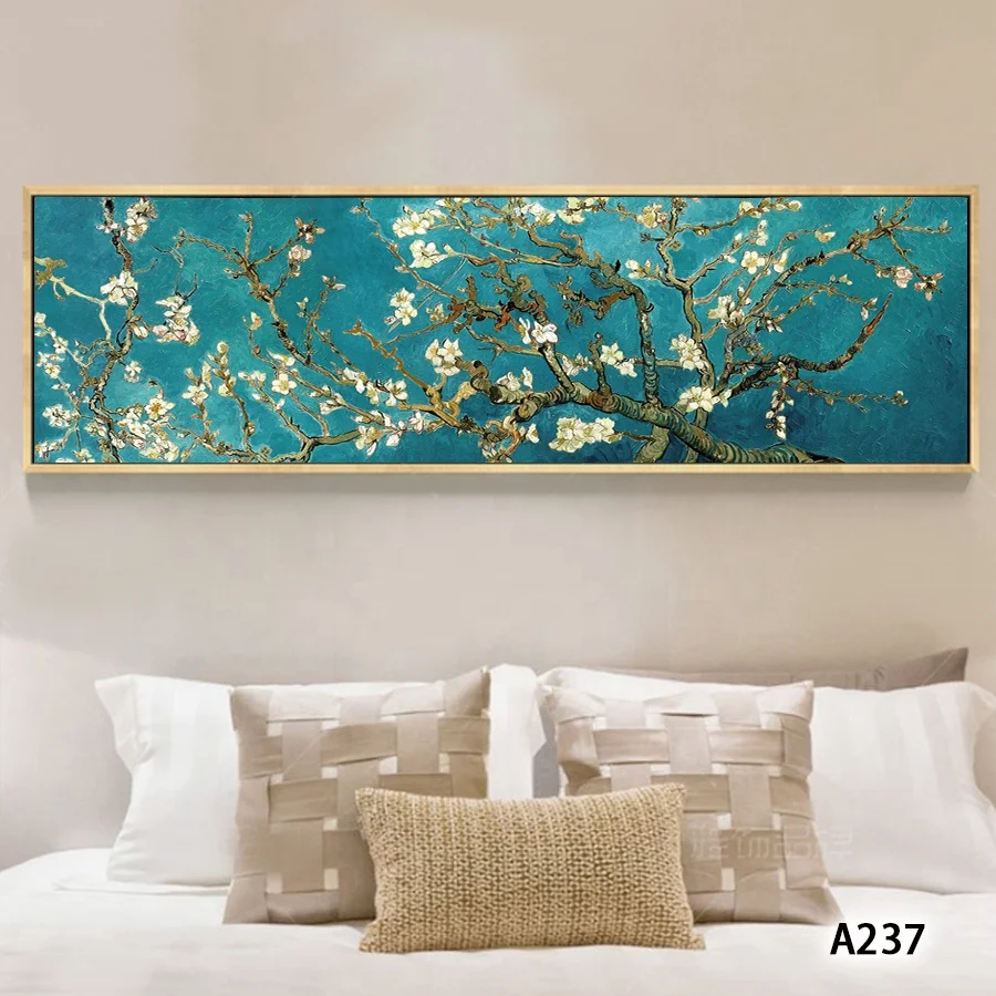 
Giclee Printing Painting Framed Art Wall Art Painting Printed Van Gogh Almond Blossom Painting on canvas 