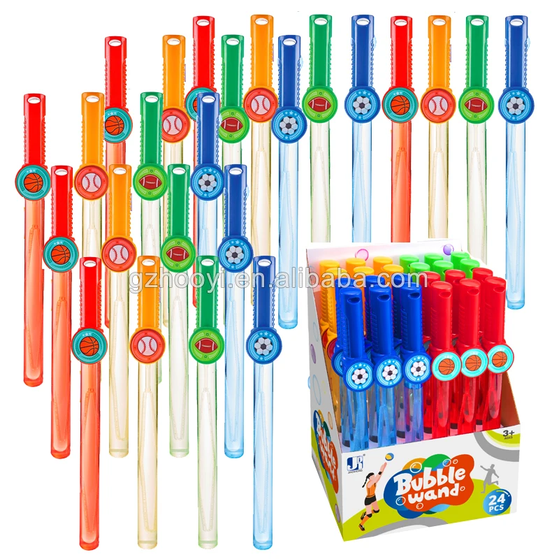 24 Pack Big Bubble Wands Bulk for Summer Toy Outdoor&Indoor Activity Use Easter Bubbles Party Favors Supplies for Kids