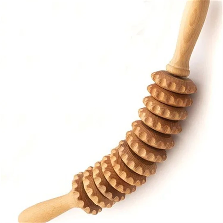 100% Wood Tool Wood Therapy Lymphatic Drainage Paddle Gua Sha Massage Soft Tissue wood therapy massage stick tools