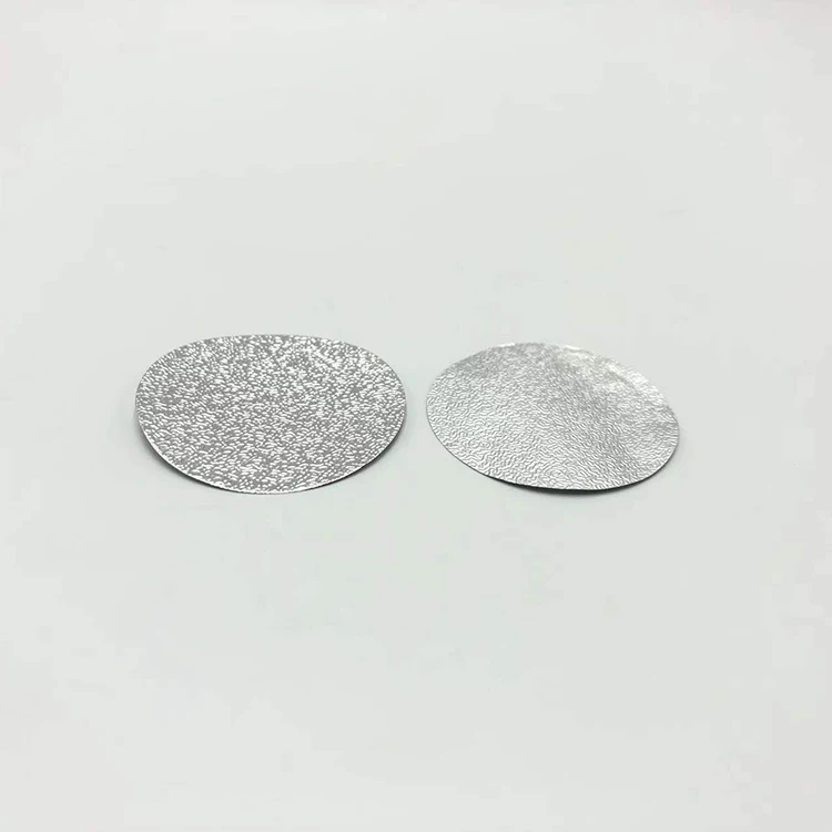 Nespresso cup coffee capsules and aluminum foil lids