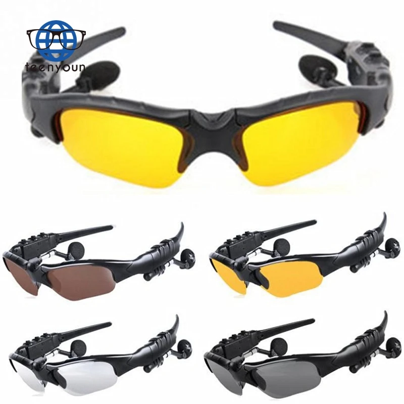 Teenyoun Product Smart Headphone Sunglasses Sport Polarized Glasses Wireless Microphone Night Vision Sunglass Eyewear