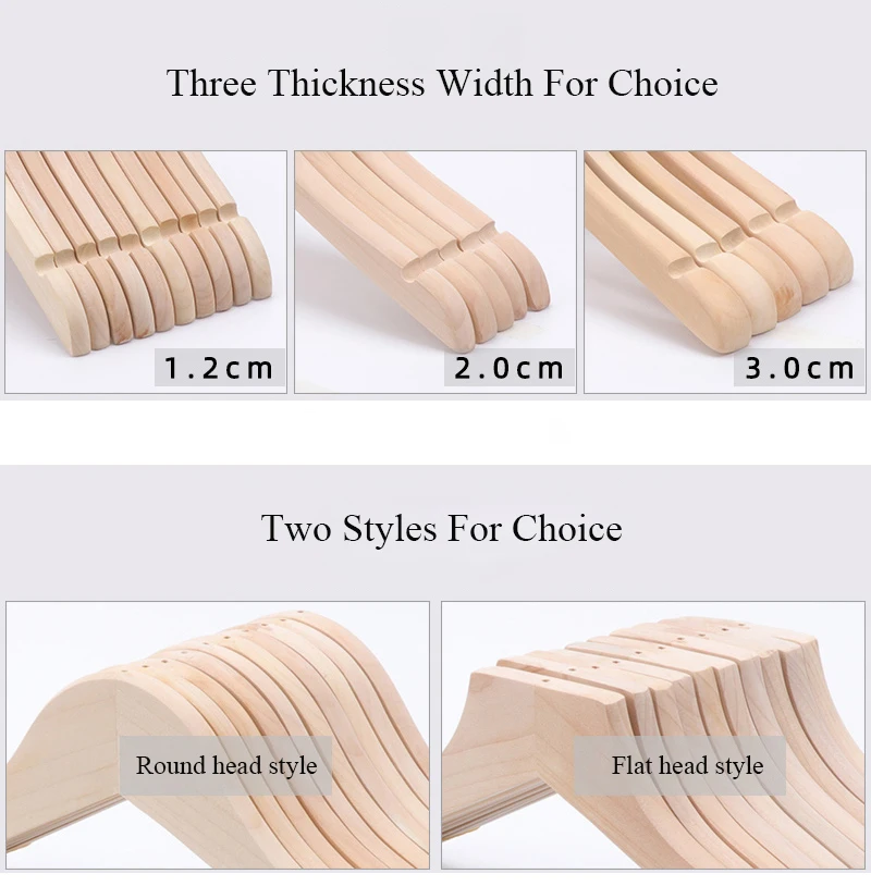 custom logo cloths clothing pants shirt solid wood hangers men suit coat luxury non slip black white wooden hangers for clothes