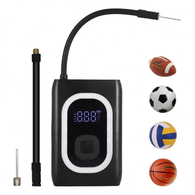 Smart Air Pump Preset Tire Pressure Automatic Stop Rechargeable Battery Car Air Pump Air Tire Compressor Tire Inflator