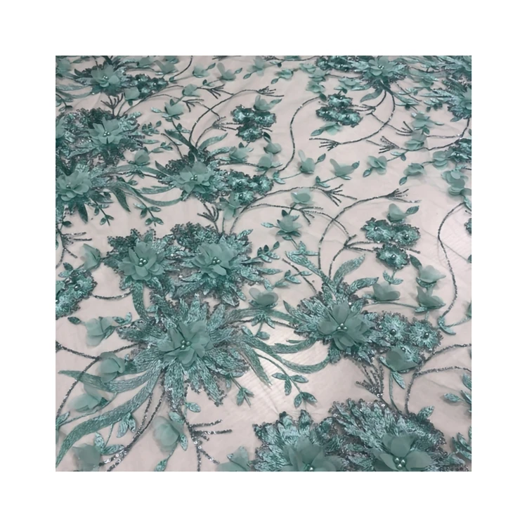 Good Quality Wedding Dress 3d Embroidery Fabric Fashion Cloth French Lace for Garment