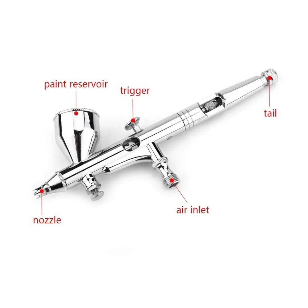 Dual Action Airbrush Spray Gun Kit BT-180 Airbrush Used for Car Cake Cookie Body Paint Airbrush Kits