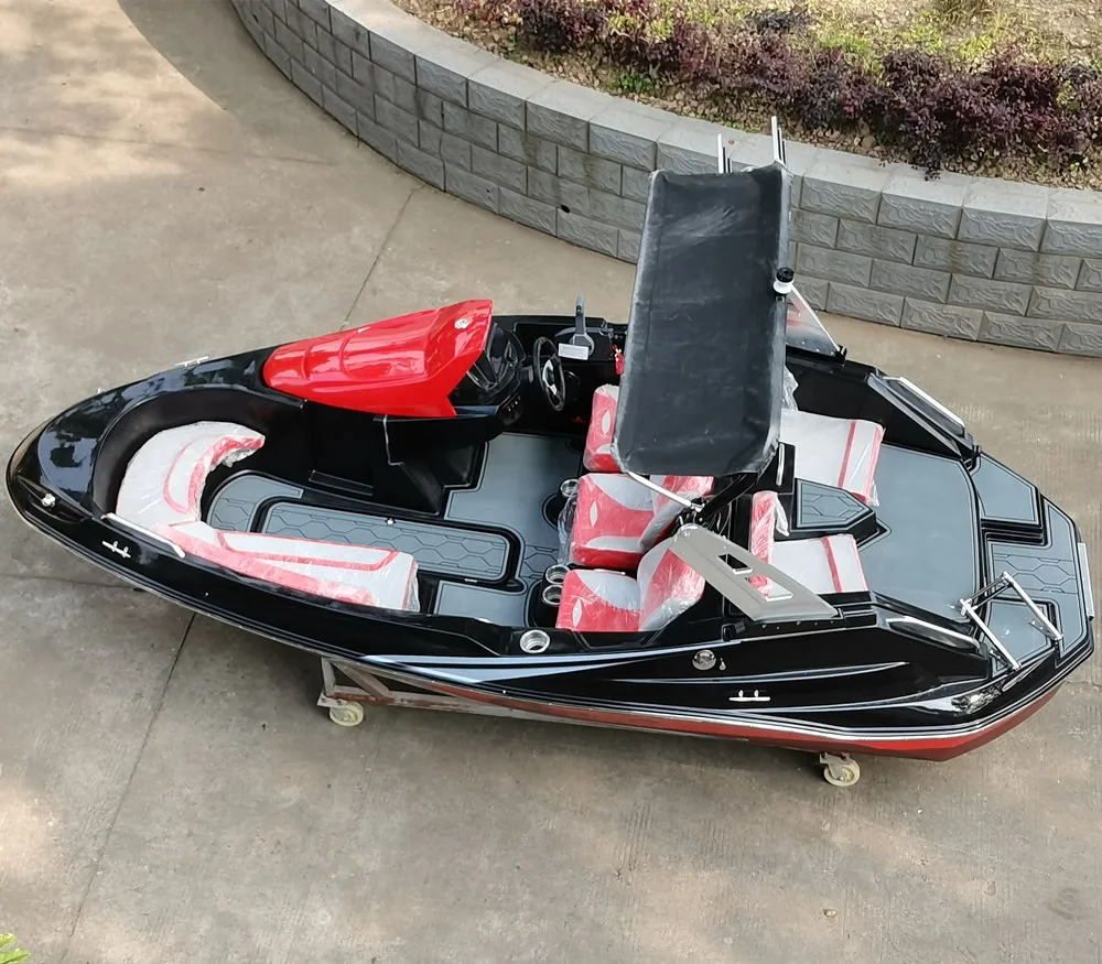 Flit factory direct sale small 16ft speed boat mini fiberglass sport boats