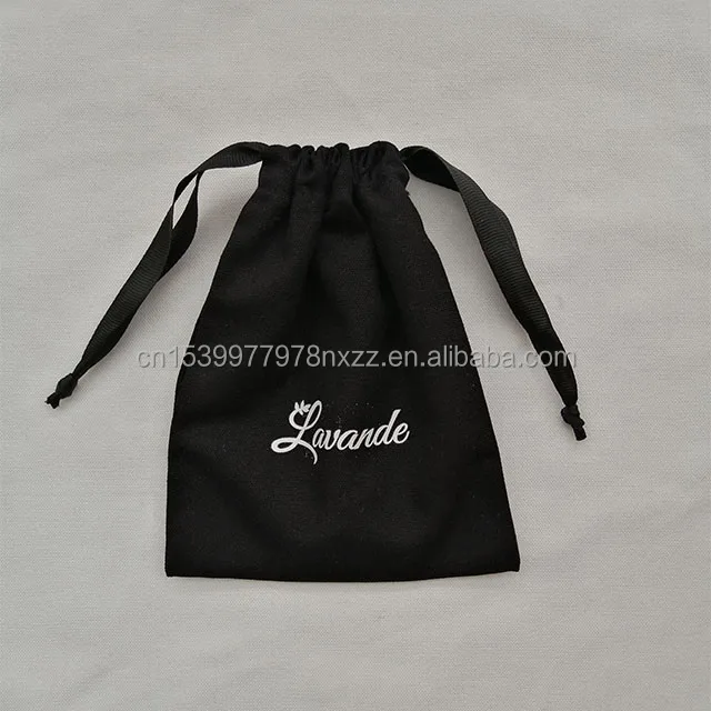 Organic Cotton Printed Muslin Drawstring Bag Custom Logo Large Linen Cotton Dust Packaging Bag For Hats Clothes Handbags Luxury