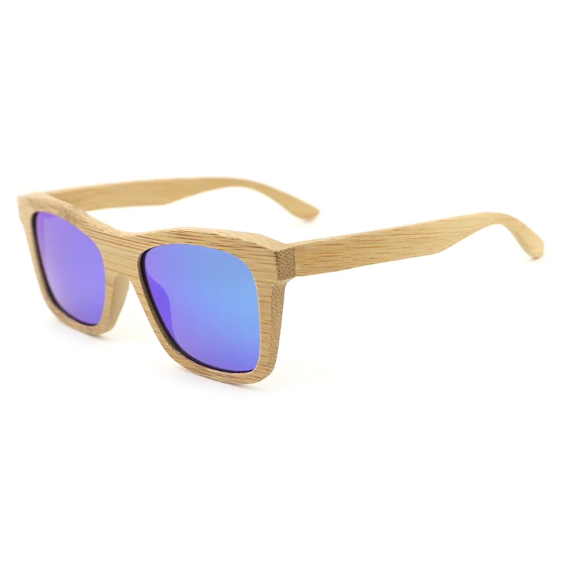Fashion Recycled Wooden And Bamboo Sunglasses Custom Logo Polarized Women Trendy Shades Handmade Bamboo Sun Glasses For Women