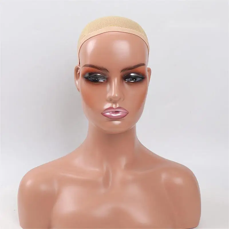 Wholesale Customize Makeup Dummy Wig Mannequin With shoulder Mannequin For Wig Display Mannequin Heads For Hair Exhibition