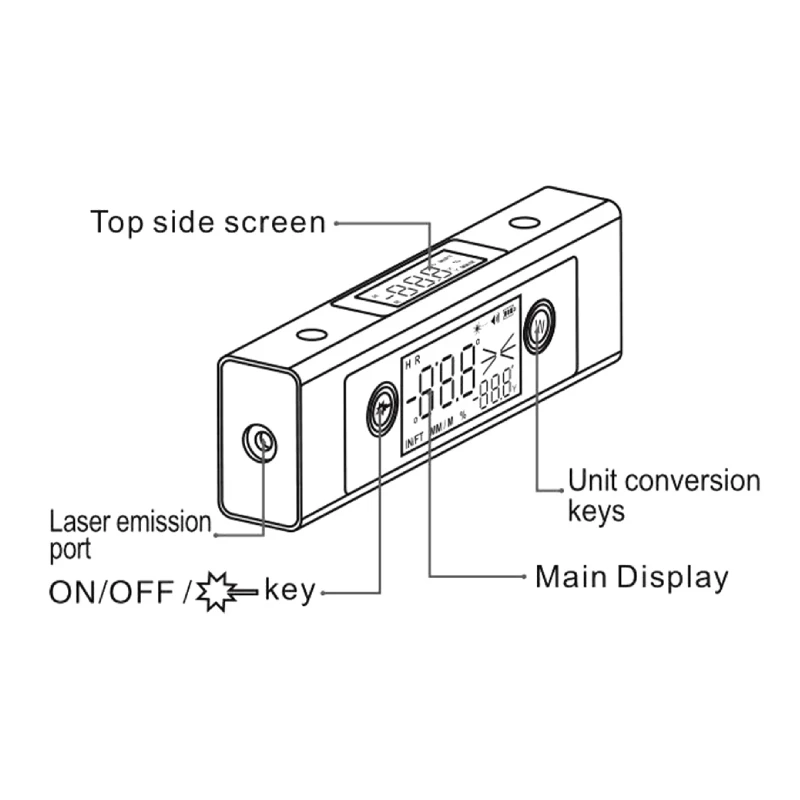 2 Lines Laser Sross Lever Red Beam Self-leveling Laser Level High Quality Laser Level