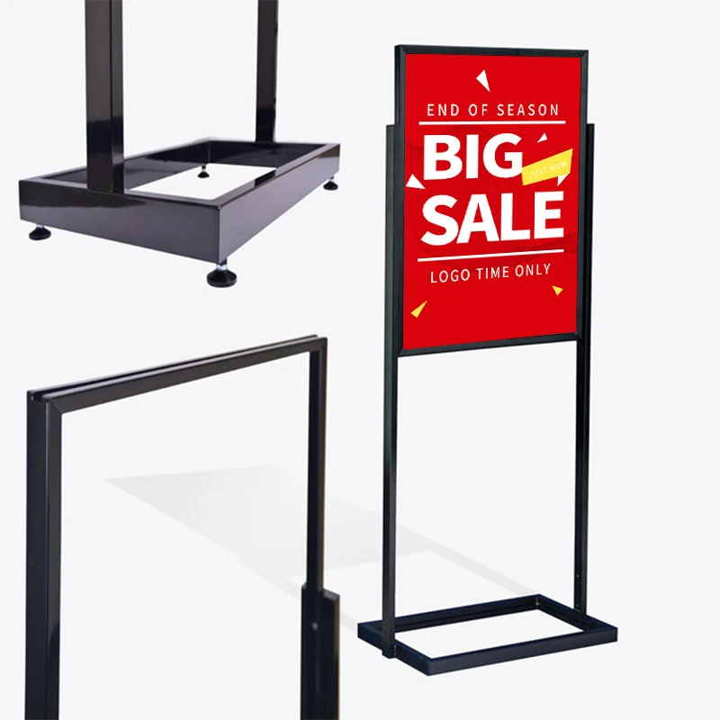 Floor Standing 1 Tier Information Board and Poster Sign Stand for 18 x 24 Posters