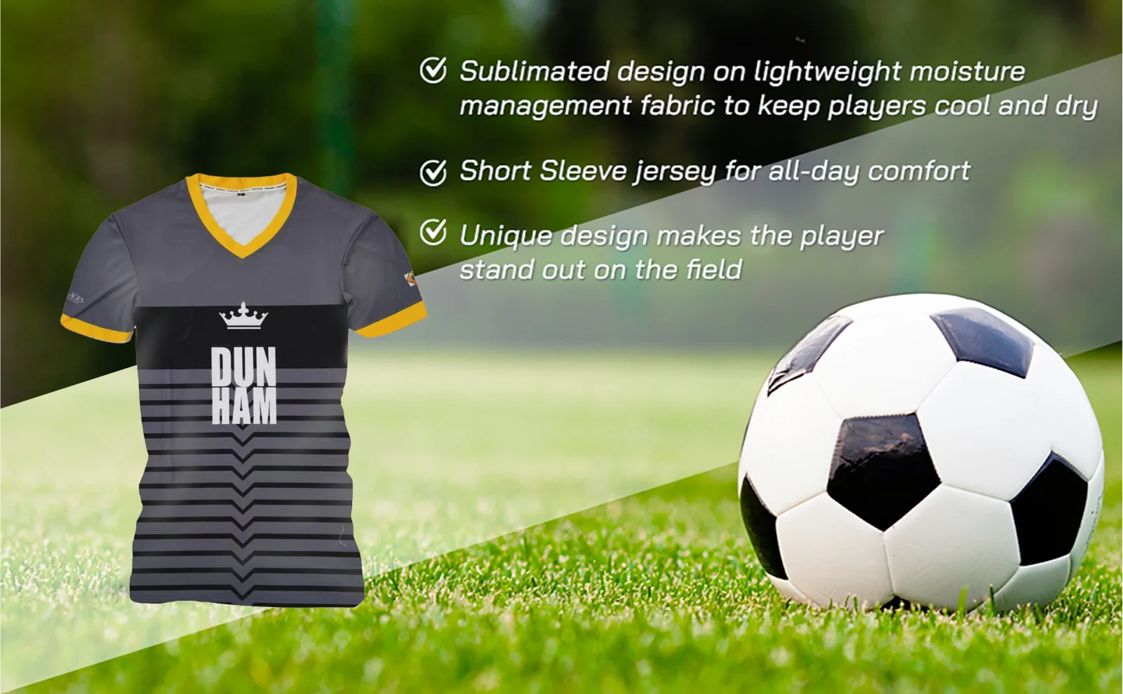 Custom top quality cheap Sublimation Low MOQ Soccer Uniform New Design custom soccer wear custom soccer player