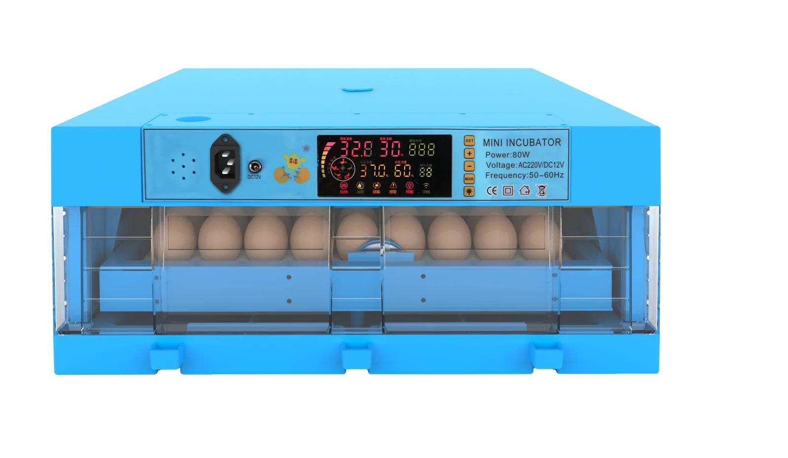 Автоматический инкубатор для 192 яиц