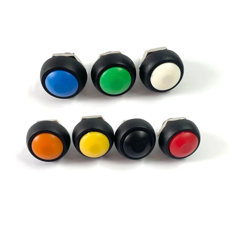 12mm Push Button Waterproof Button ON- OFF Momentary Circular Switch