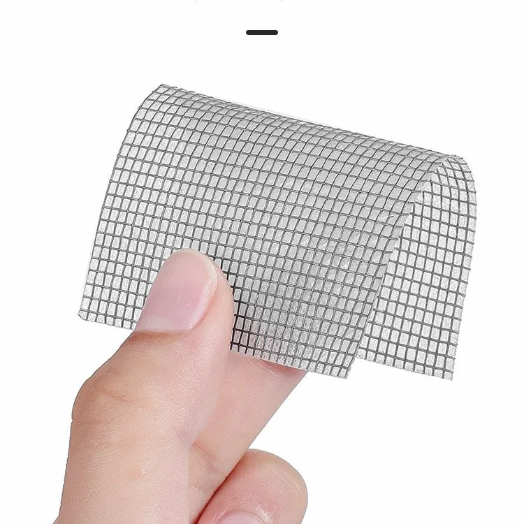 FREE Sample Customized Size Black Screen Repair Patch Waterproof Window Screen Repair Kit Tape