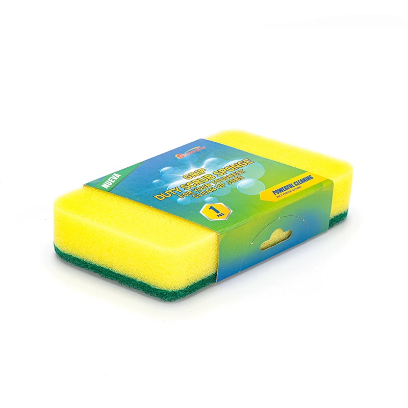 High Quality Daily Used Products Cleaning Sponge Grip Duty Scrub Sponge Dishwashing Sponges