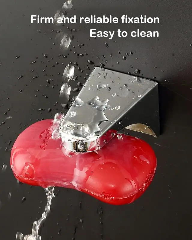 Magnetic Soap Holder Self Draining Bar Soap Holder for Shower Wall Bathroom Soap Dishes