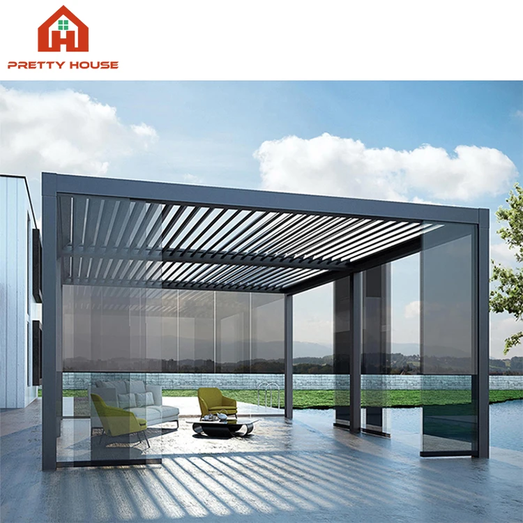Furniture manufacturers custom outdoor waterproof aluminum pergola