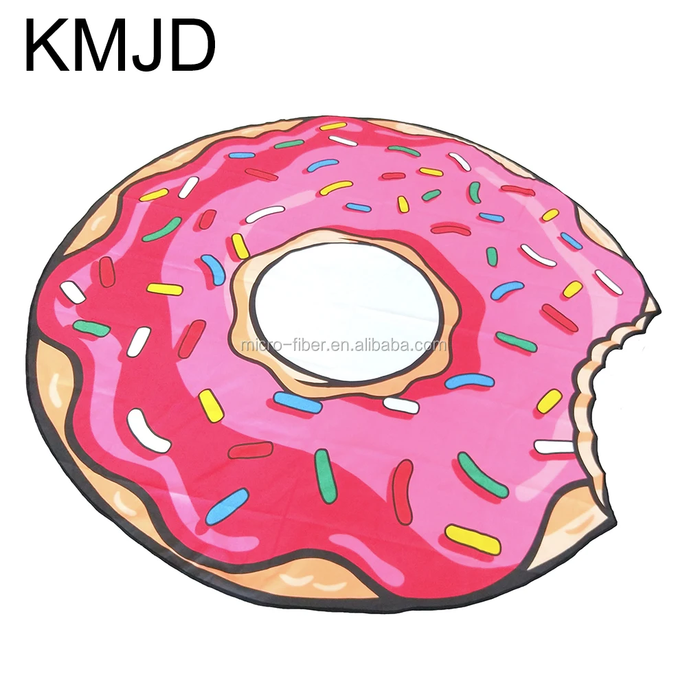 Circular UltraFiber Beach Blanket: Premium Microfiber Round Towel for Stylish Beach Lounging