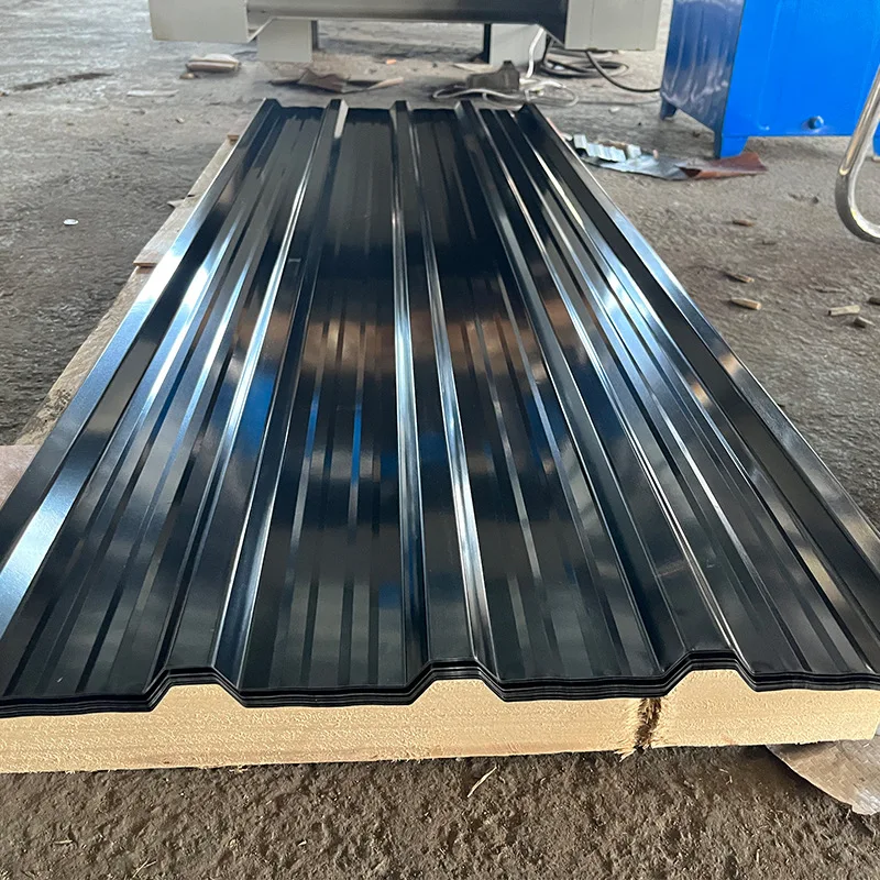 Zinc corrugated roofing sheet Color coated sheet Pre-painted steel roof tile sheet for Building Material