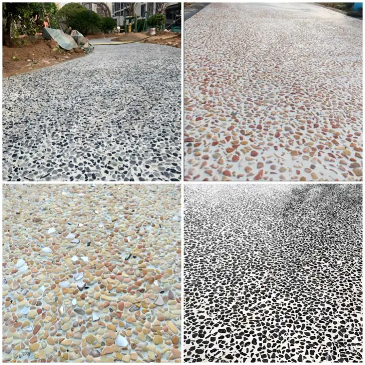 Factory Price Wholesale Gravel For Epoxy Resin Exposed Aggregate Concrete  Resin Washed Stone Exterior Paint
