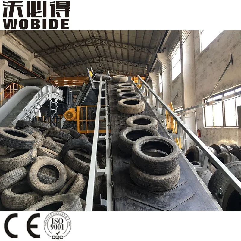 Used Tyre Recycling Rubber Powder Production Machine Line Plant Tire Recycling Line