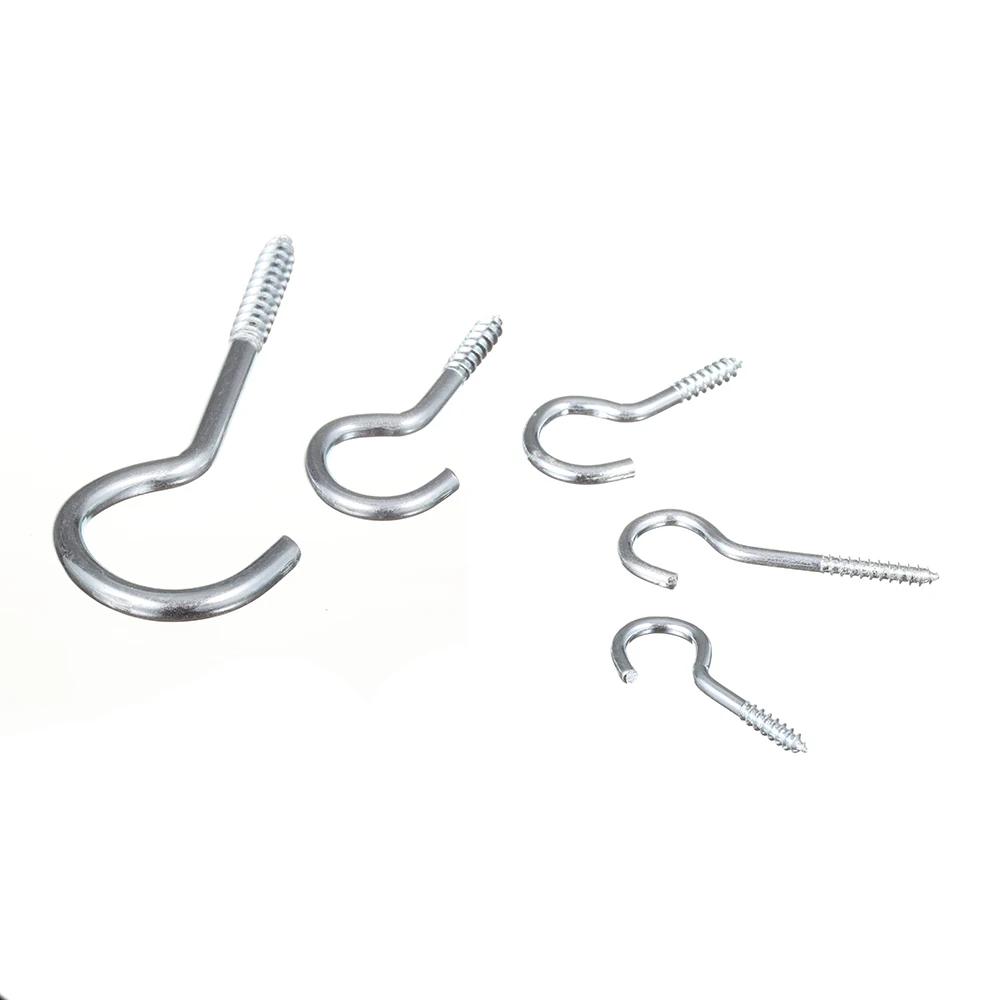 JIS ANSI Certification Black Oxide Zinc Plated 4mm 9mm 12mm Stainless Steel Heavy Duty Cup Hooks Shouldered Screw Hanging Hat