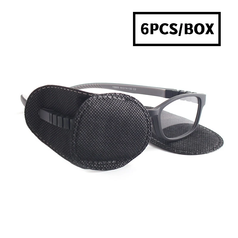 6PCS Amblyopia Eye Patch For Glasses Treat Lazy Eye Strabismus for Adults Kids  to Cover Either Eye