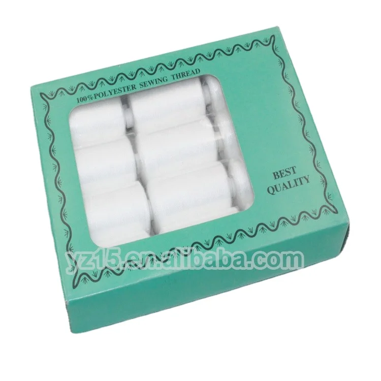 good price  factory-direct 500 yard best selling China  yiwu 40 2 100% polyester garments sewing thread