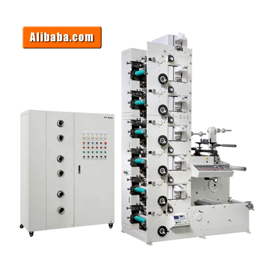 Factory Customized PP PE Flexo Printing Machine Express Package Logo Plastic Bag Flexographic Printer
