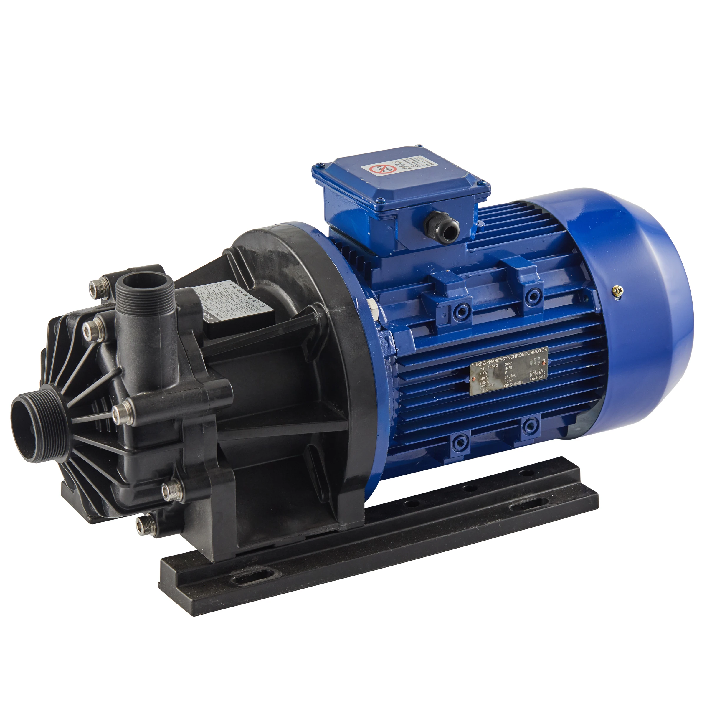 Big Power 3KW MPH-425 Magnetic Drive Leakless PP Acid Alkali Resistant Corrosion Resistant Electroplating Circulating Water Pump