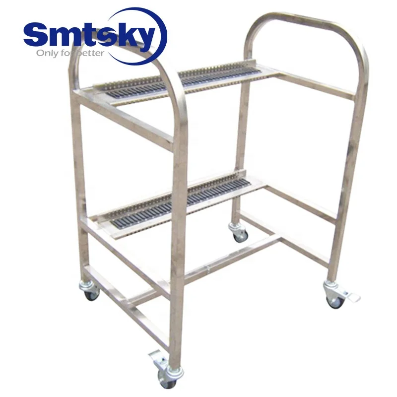 Hot sale stainless steel yamaha YS SS feeder storage cart 40 SLOTS