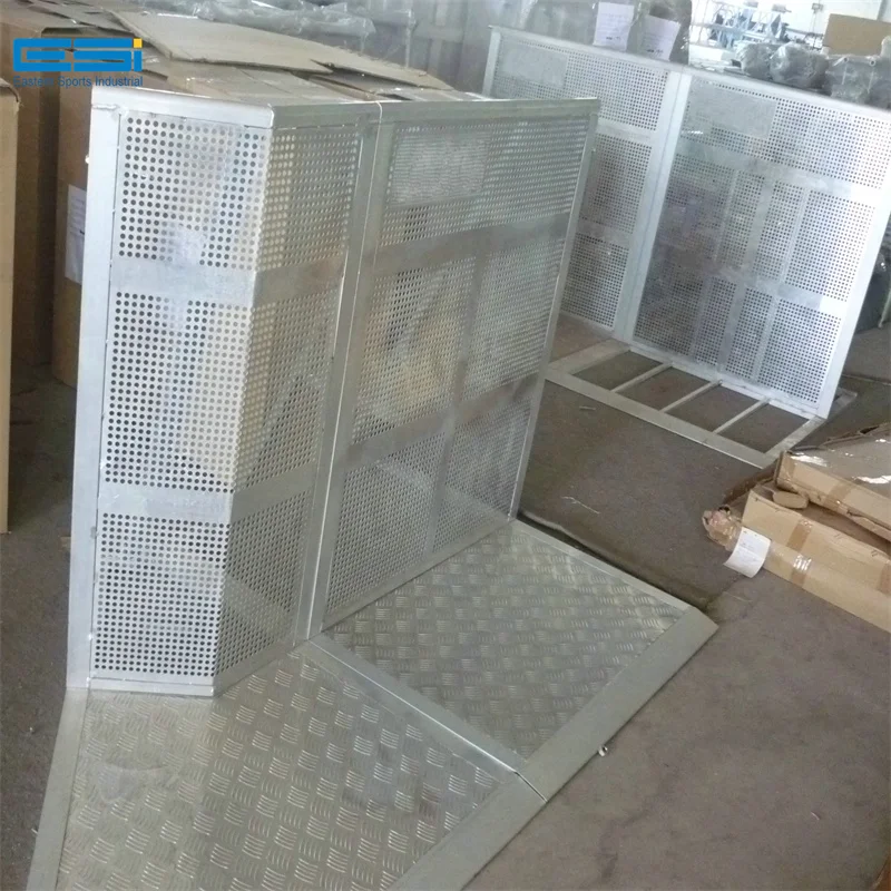 Cheap Price Folding Concert Aluminium Stage Construction Used Barriers Mojo Safety Barricade Crowd Control Barriertrian Barrier