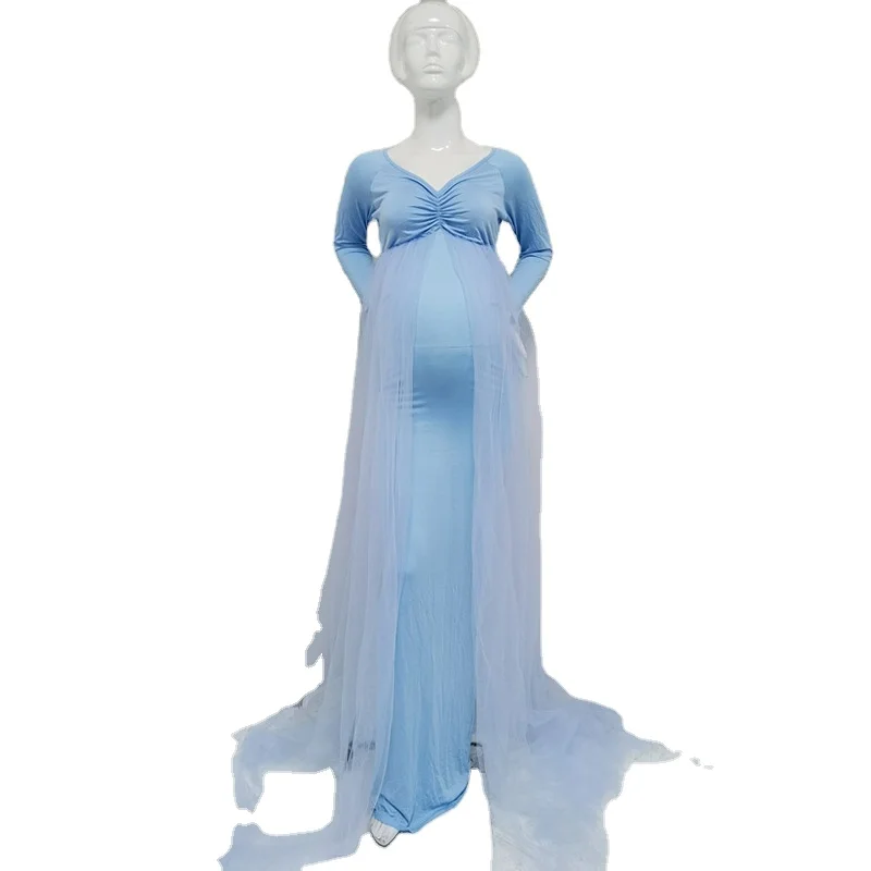 
Hot Selling Sexy Clothing Clothing Maternity Mesh Maxi Dress Maternity Dress Plus Size For Work 