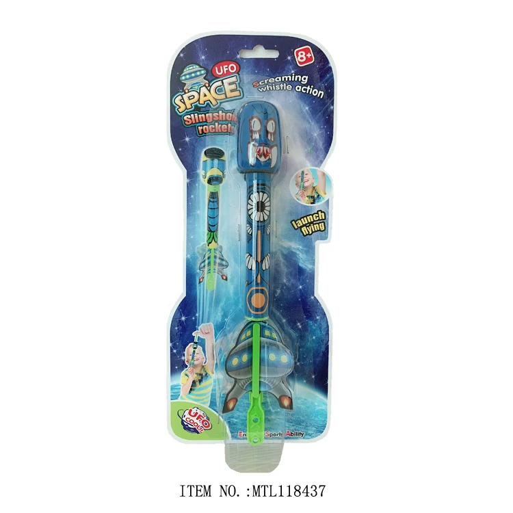 Amazon New Outdoor EVA Foam Rocket Launcher For Kids Rocket Toys For Child pedal model rocke