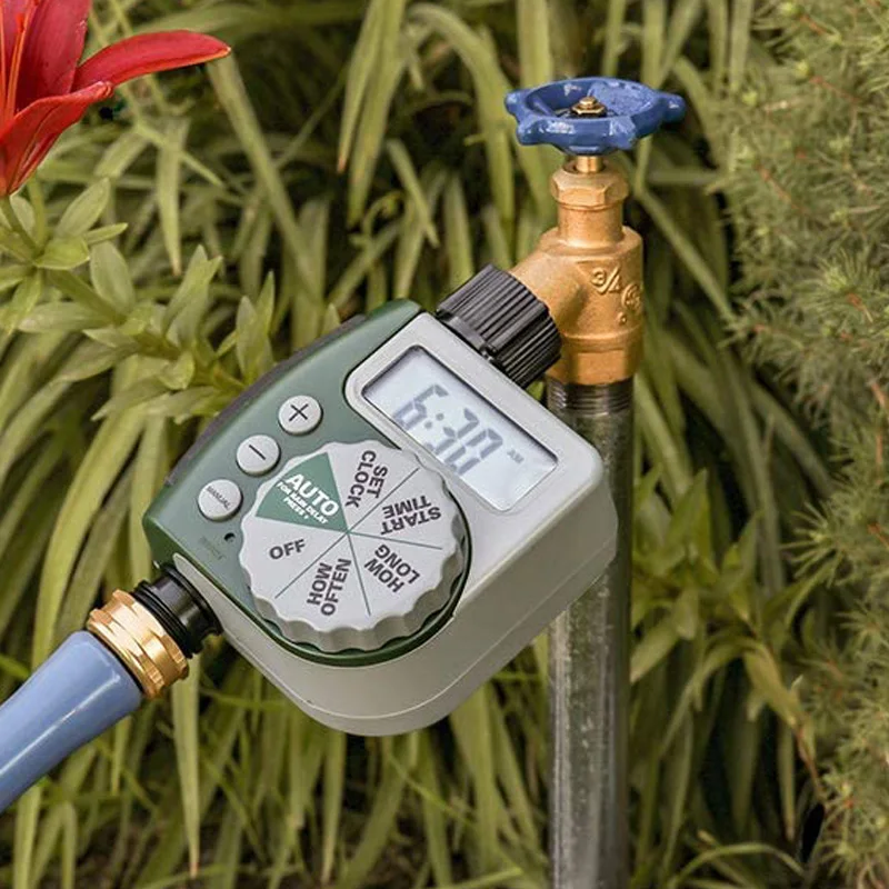 Garden Watering Timer Irrigation Controller plastic Programmable Automatic Electronic Home Hose Faucet Autoplay