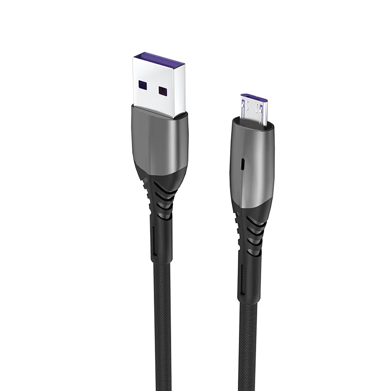  Кабель для зарядки и передачи данных с нейлоновой оплеткой Micro USB