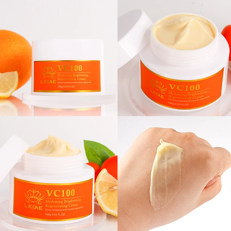 Wholesale Slows Down Skin Aging Nicotinamide Gently Nourishing Softening Lightening Vitamin C Facial Cream 100g