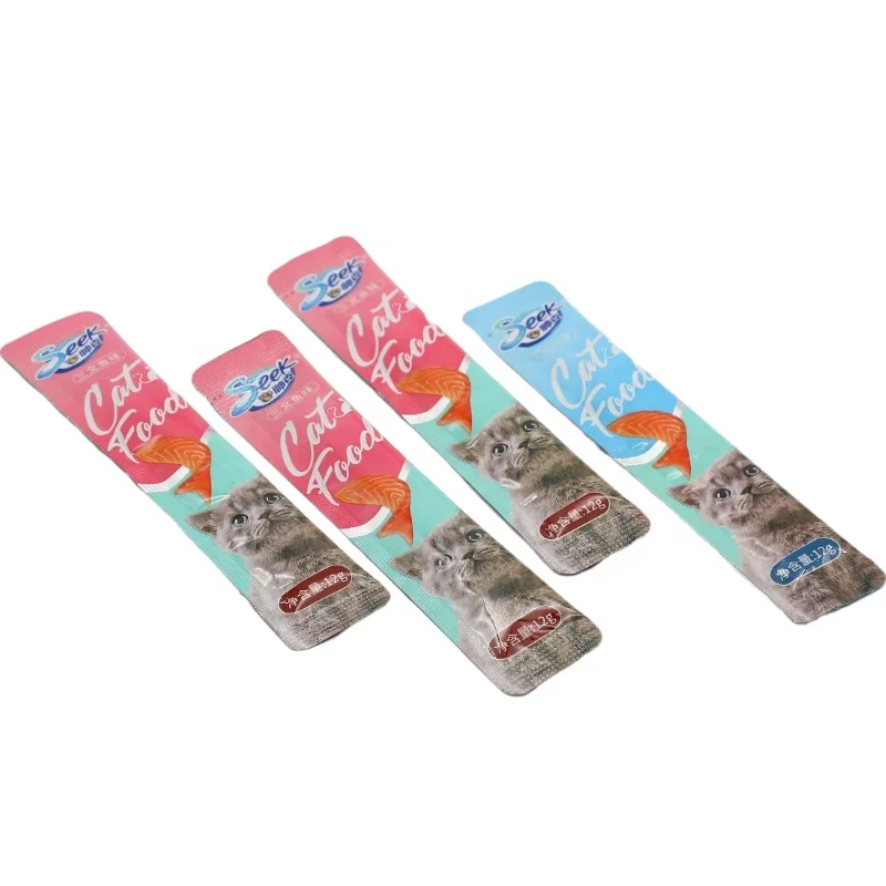 Pet Cat Creamy Snack Pouch Food Delicious Liquid Cat Licking Treats