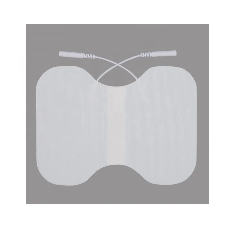 11*15cm Adhesive Butterfly Electrode Pad Physical Therapy Reusable Self-adhesive Butterfly Shape Electrode Pads For Tens Machine