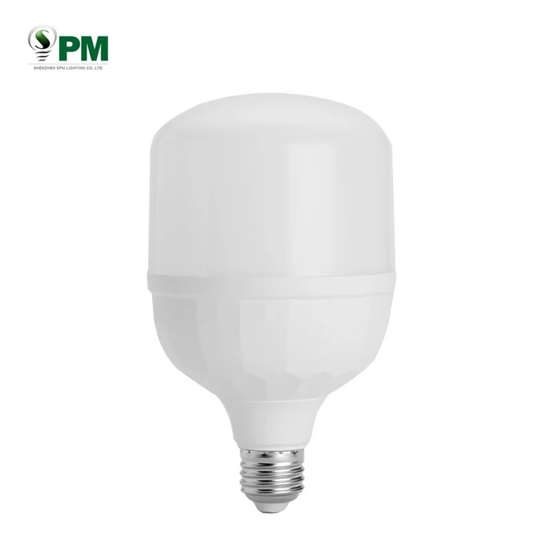 T Shape LED Bulbs 6W10W 15W 20W 30W 40W 50W 60W High Power Big Watts White Body Lamp Led B22 bulb led E27 light led bulbs