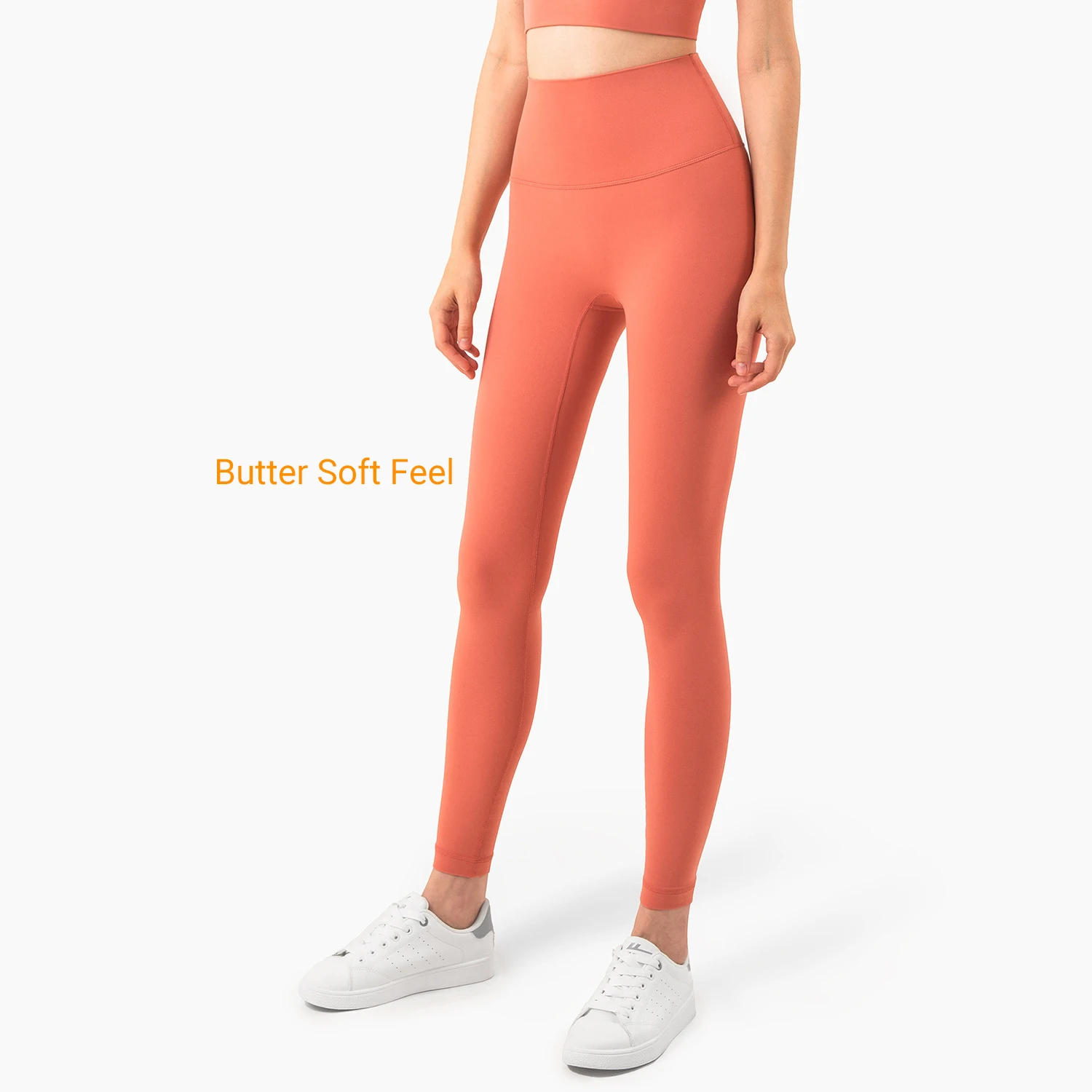High Quality Butt Lift No Front Rise Seam High Compressive Gym Sport Workout Basic Yoga Pants Tights Leggings with Pocket