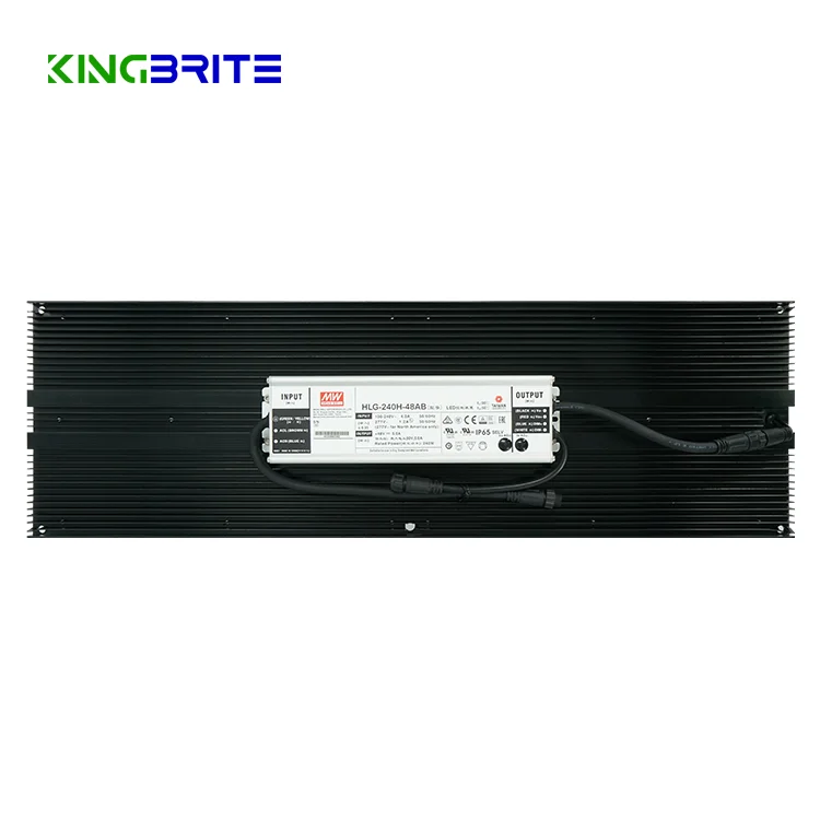 Pre-assembled IP65 KingBrite 240W qb288 led grow light board with lm301h kingbright (flowering and full cycle)