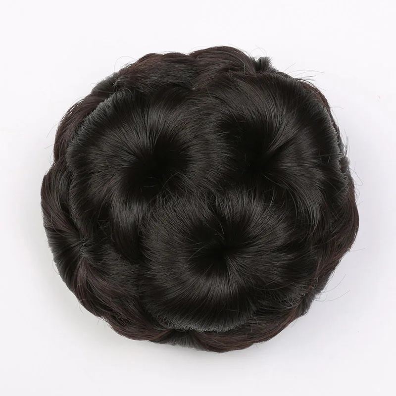 2022 Innovative Products Chignon Natural Fashion Synthetic Hair Braided Chignon