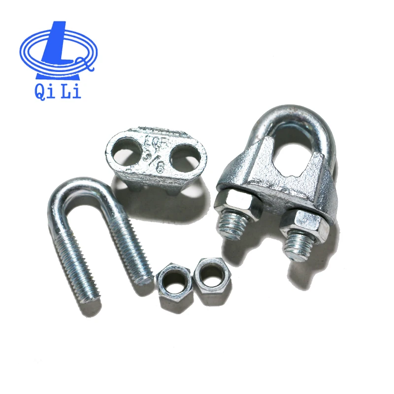 Sell Din 741 Malleable Ringing Wire Rope Clips New Style Din 741 Malleable