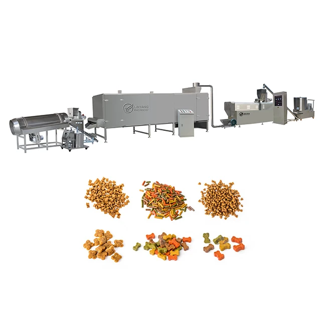 Dry Pet Animal Feed Making Equipment Dog Food Fish Feed Production Line Cat Food Food Machinery